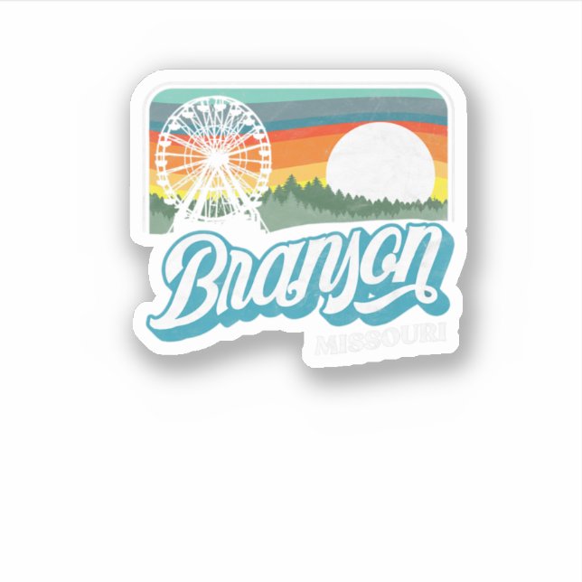 Sticker Branson Missouri Vintage 80S (Devant)