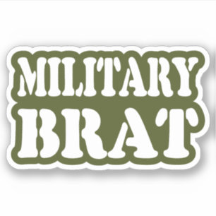 STICKER BRAT MILITAIRE