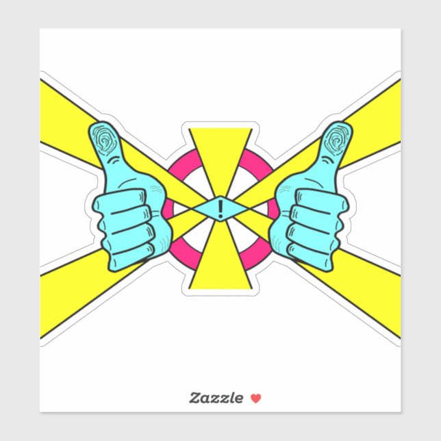 Sticker Bravo ! Bonne image (Feuille)