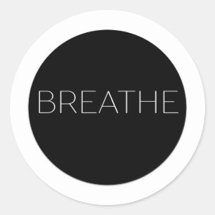 Sticker Breathe Minimaliste