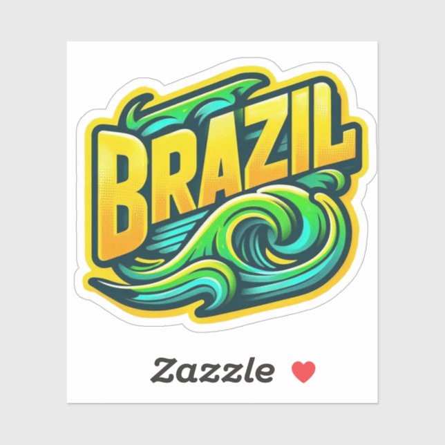 Sticker Brésil (Feuille)