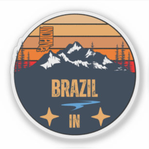 Sticker Brésil, Indiana