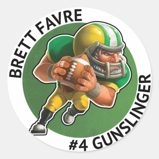 Sticker Brett Favre (Devant)