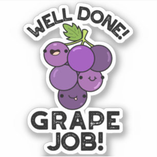 Sticker Bricolage Bien Réalisé Poignée De Fruit Positif