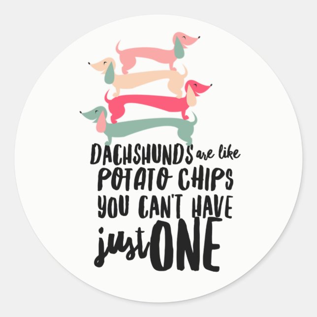 Sticker brillant Dachshund Love 3 pouces (feuille  (Devant)