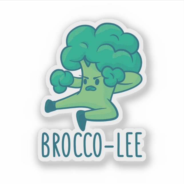 Sticker Broccoli Brocco-Lee (Devant)