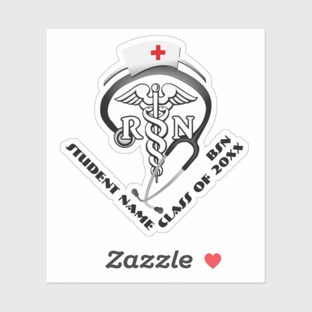 Sticker BSN - Licence RN (Feuille)