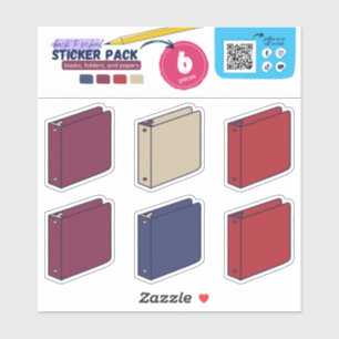 STICKER BTS - LIVRES, PAPIERS (CLASSEUR 3E ANNEAU)