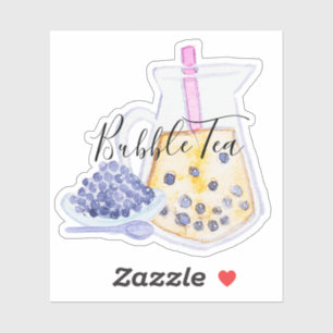 Sticker Bubble Thé et Perles