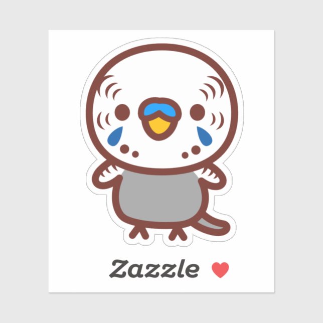 Sticker Budgerigar / Normal grey male (Feuille)