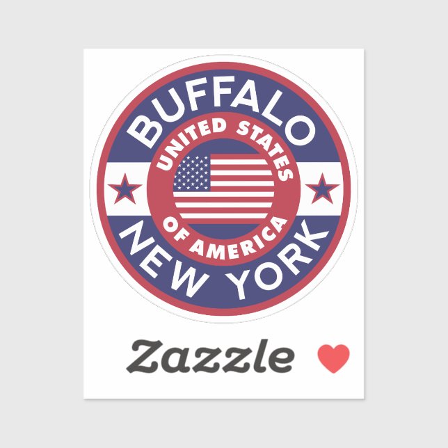 Sticker BUFFALO, New York (Feuille)