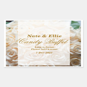 Sticker Buffet Rose ivoire
