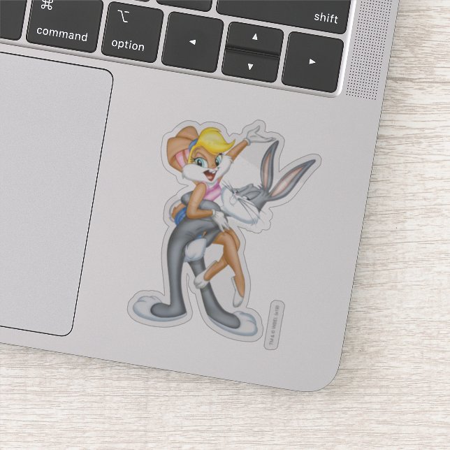 Sticker BUGS BUNNY™ et Lola Bunny (Détail)