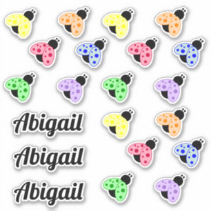 Sticker Bugs de couleurs multiples