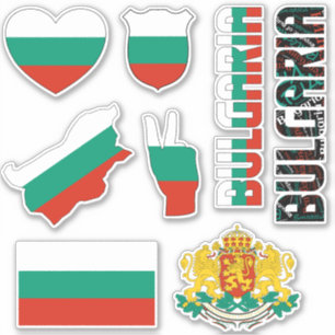 Sticker Bulgarie Extraordinaire Forme les symboles nationa