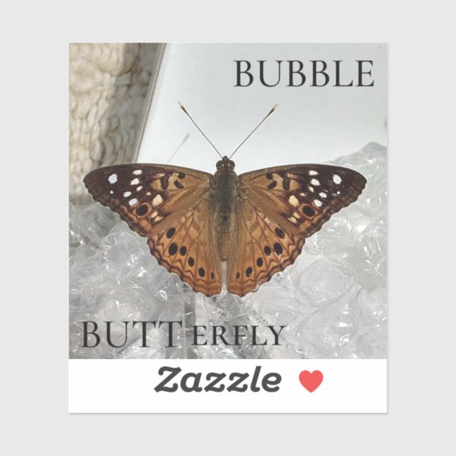 Sticker Bulle BUTTerfly (Feuille)