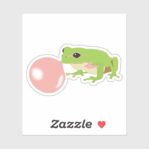 Sticker Bulle de grenouille à bulle