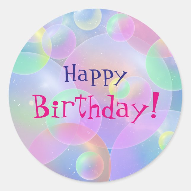 Sticker - Bulles - Personnalisable (Devant)