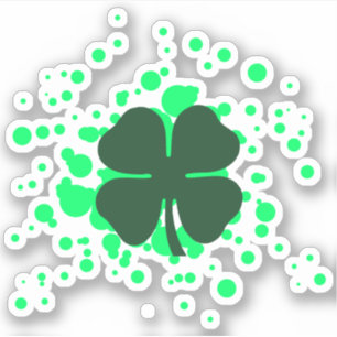 Sticker Bulles shamrocks