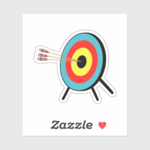Sticker Bullseye à trois flèche