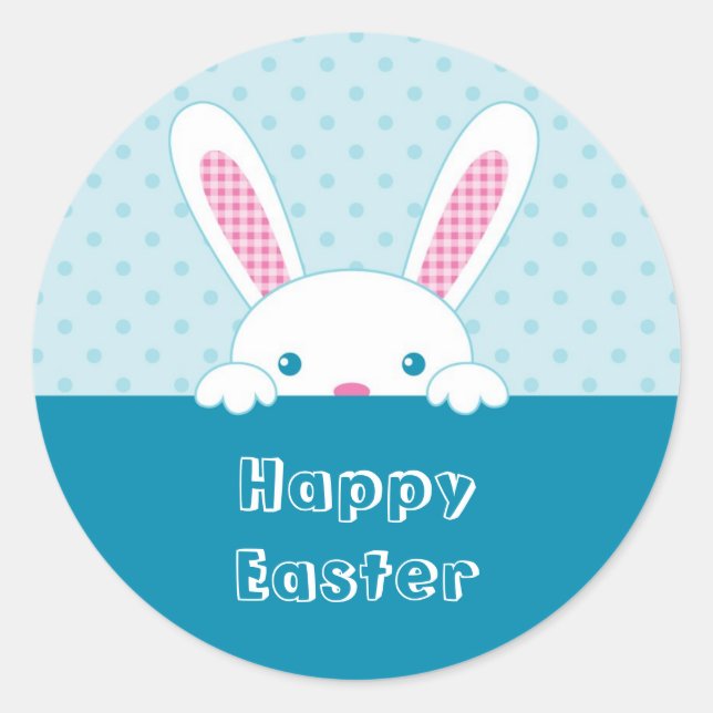 Sticker Bunny de Pâques (Devant)