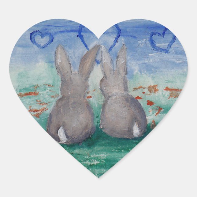 Sticker Bunny Lovin aceo (Devant)