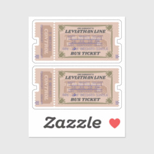 Sticker Bus intérieur de la ligne Leviathan