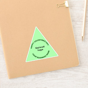 Sticker Business Valentine Light Triangle Vert Vinyl
