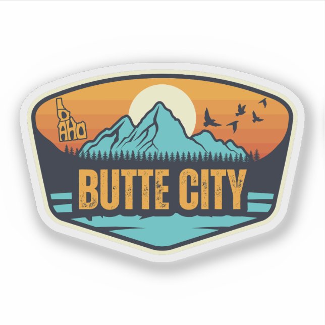 Sticker Butte City, Idaho (Devant)