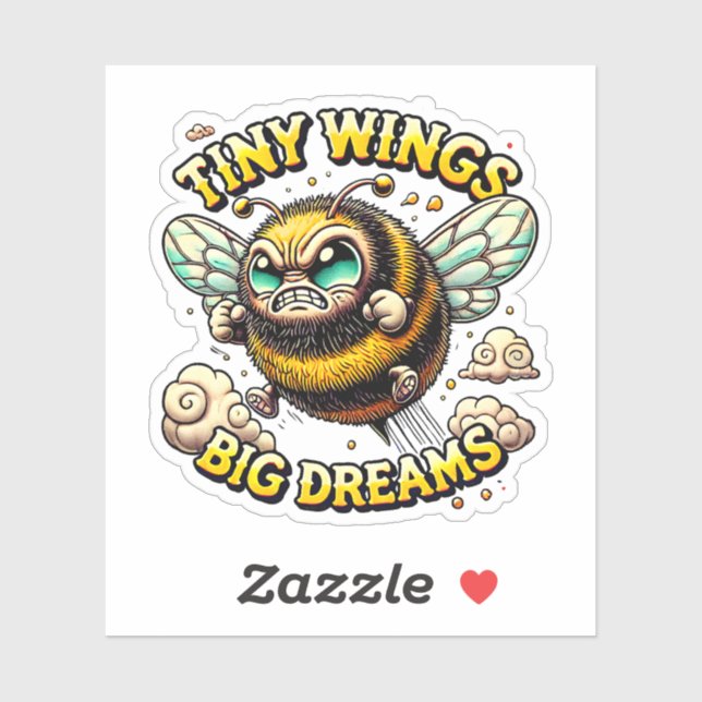 Sticker Buzzing for Greatness (Feuille)
