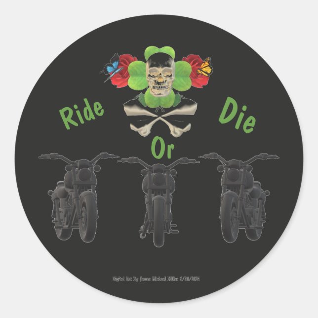 Sticker By James Michael Miller (Front)