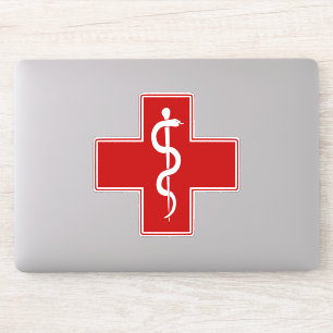 Sticker Cabane de l'infirmière d'Asclepius