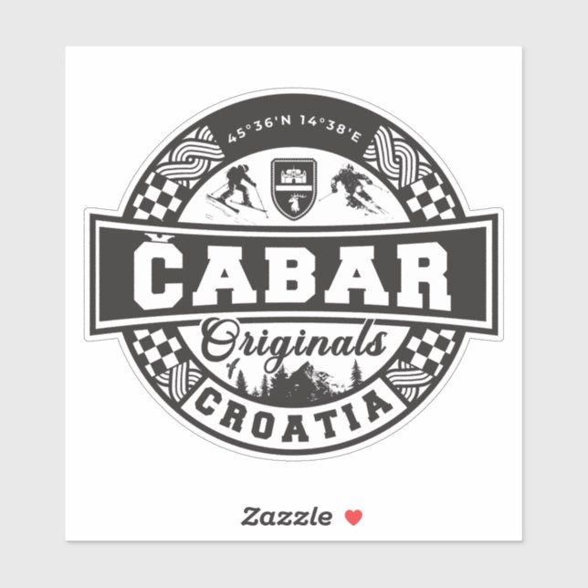 Sticker Čabar Originals (Feuille)