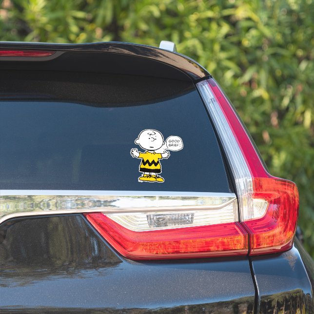 Sticker cacahuètes | Good Grief Charlie Brown (Côté voiture)