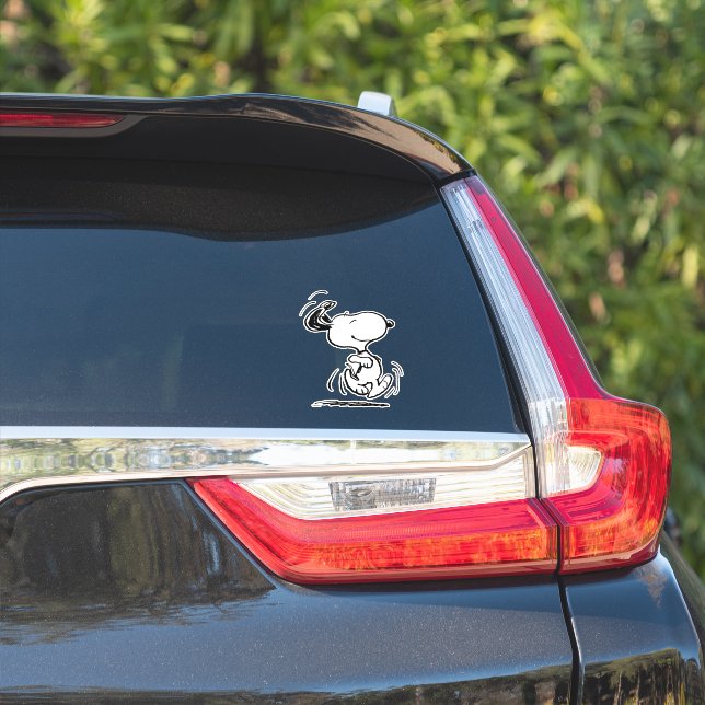 Sticker cacahuètes | Snoopy Happy Dance (Côté voiture)