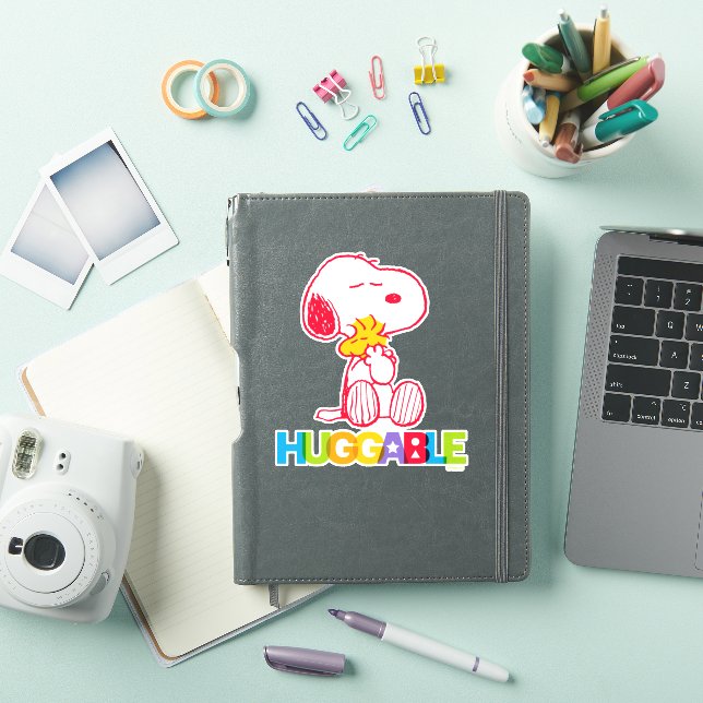 Sticker cacahuètes | Snoopy & Woodstock Huggable (Couverture iPad)