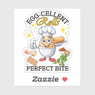 Sticker Cachet d'oeufs Roule Parfait Bite