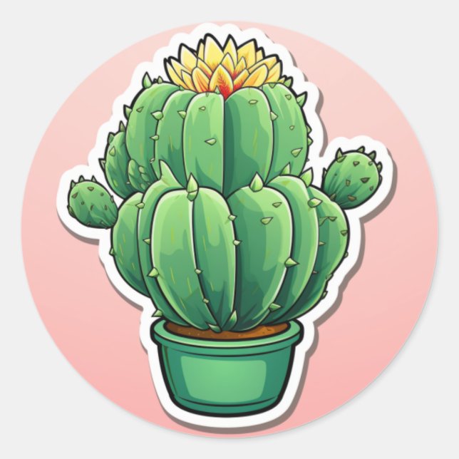 Sticker Cactus (Devant)