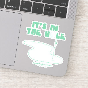 Sticker Caddyshack   C'est dans le trou