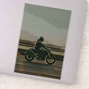 Sticker Cadeau amoureux moto