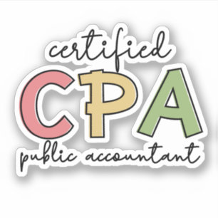 Sticker Cadeau comptable public certifié CPA