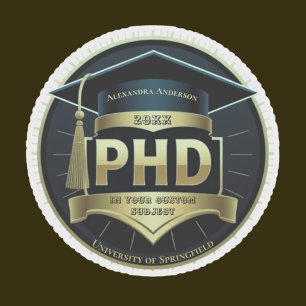 Sticker Cadeau de thèse de doctorat pour la remise des dip