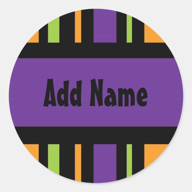 Sticker cadeau Halloween (Devant)