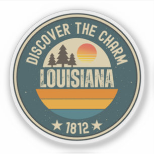 Sticker Cadeau Louisiana Love - Vibes NOLA 