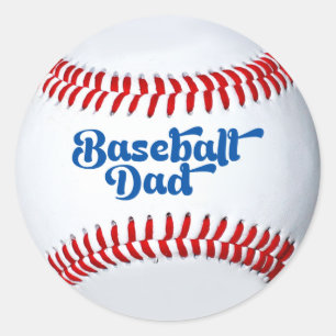 Sticker cadeau papa de baseball