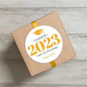 Sticker cadeau simple moderne 20__ graduation