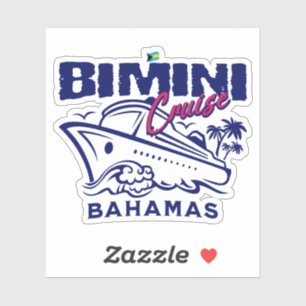Sticker Cadeau souvenir Bahamas : Bimini Bahamas Cruise
