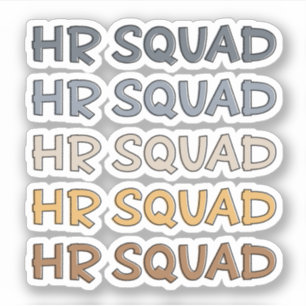 Sticker Cadeaux de l'équipe des ressources humaines de l'e