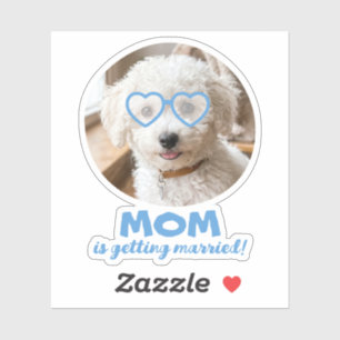 Sticker Cadeaux de Mariage Drôles pour la Mariée avec Phot