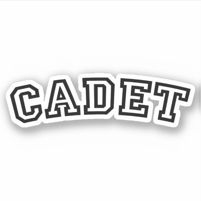 STICKER CADET (Devant)